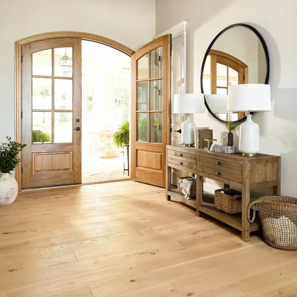 Wood Finish Entry way