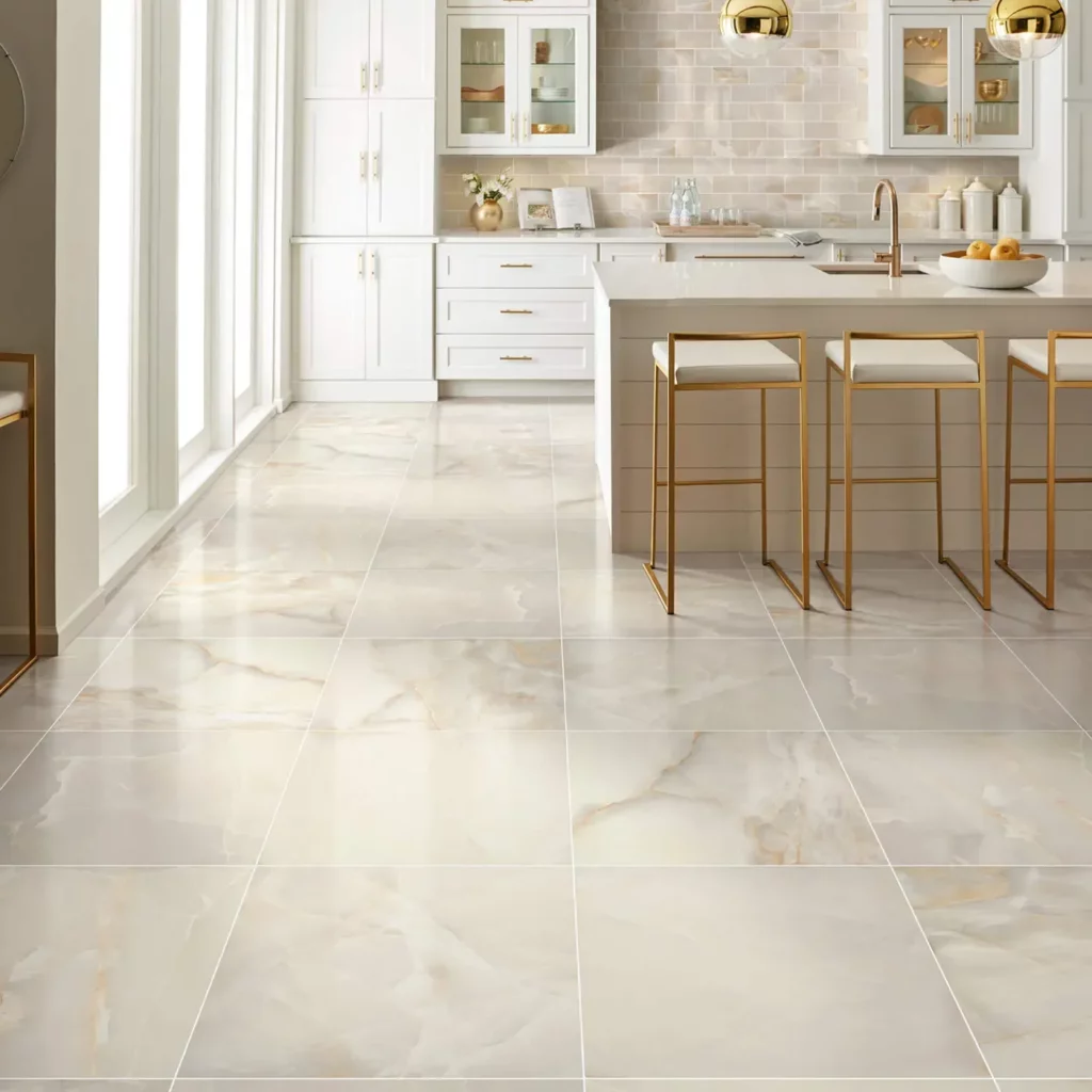 Bright Gemstone polished Kitchen